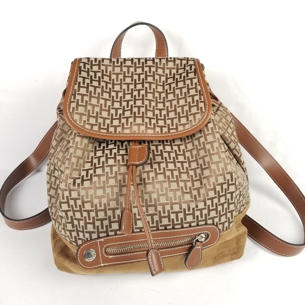 Tommy Hilfiger Backpack Purse Travel Bag Knapsack